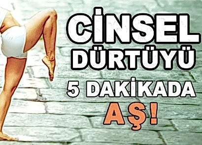 CİNSEL DÜRTÜYÜ 5 DAKİKADA AŞ