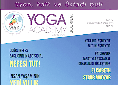YOGA ACADEMY JOURNAL 14.SAYI ÇIKTI!!